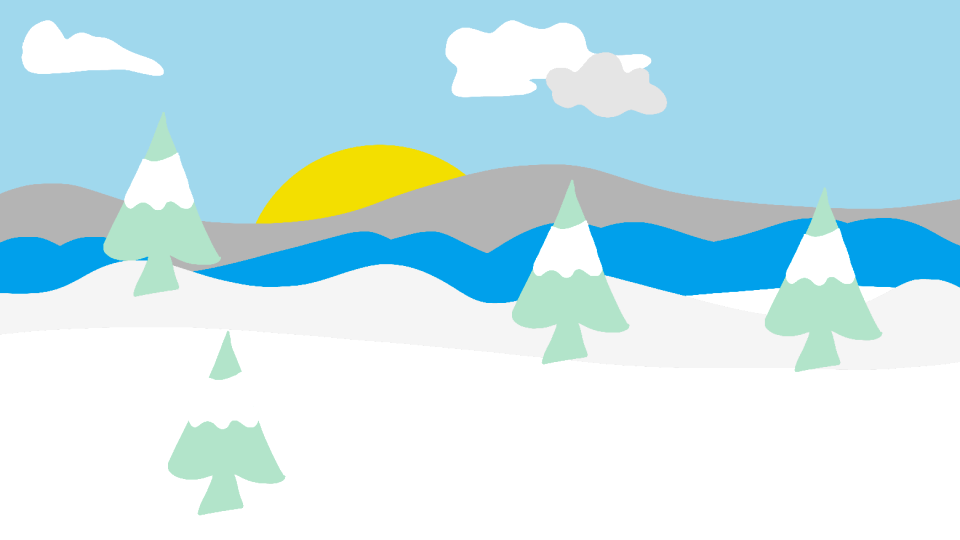 Outdoor winter nature. Free illustration for personal and commercial use.
