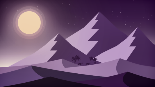 Dessert moon purple. Free illustration for personal and commercial use.