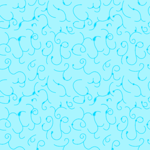 Water wave kringel. Free illustration for personal and commercial use.