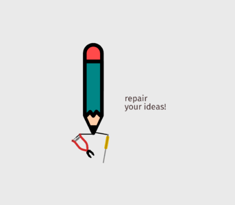 Repair drawing design. Free illustration for personal and commercial use.