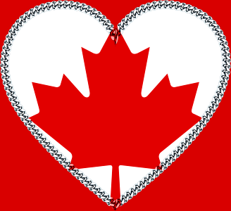 Maple leaf romance love. Free illustration for personal and commercial use.