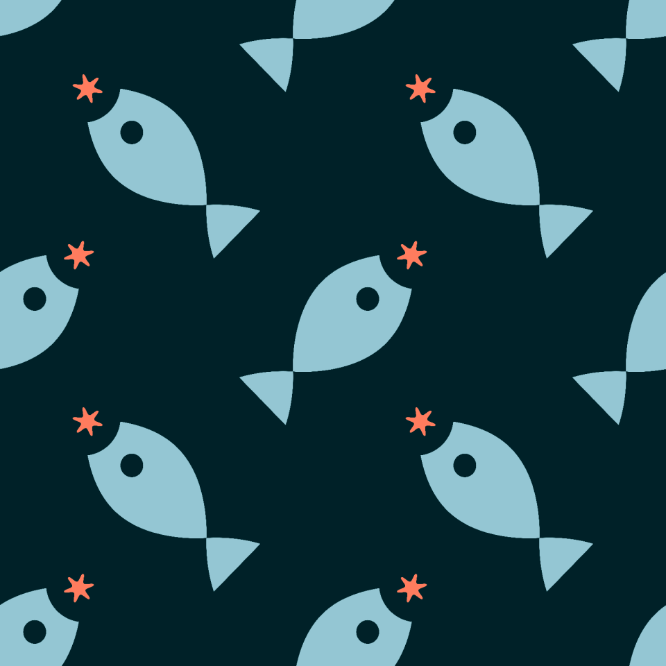 Pattern continuous swimming. Free illustration for personal and commercial use.