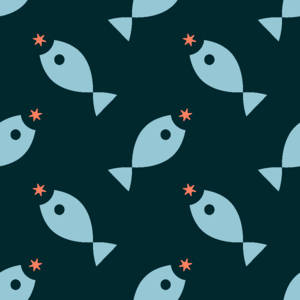 Pattern continuous swimming. Free illustration for personal and commercial use.