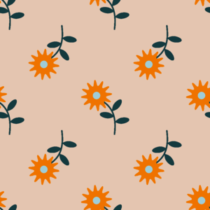 Leaves orange beige. Free illustration for personal and commercial use.