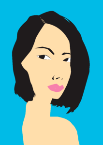 Design cartoon woman. Free illustration for personal and commercial use.