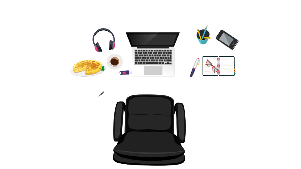 Office workstation Free illustrations. Free illustration for personal and commercial use.