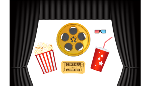 Entertainment film hollywood. Free illustration for personal and commercial use.