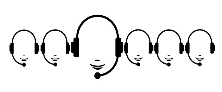 Microphone information support. Free illustration for personal and commercial use.
