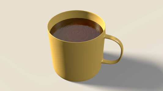 Drink hot mug. Free illustration for personal and commercial use.