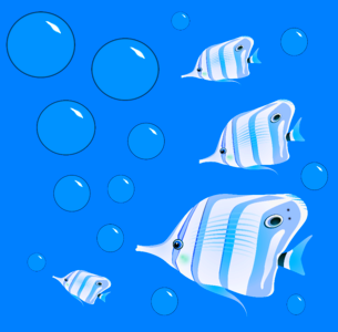 Underwater sea animal. Free illustration for personal and commercial use.