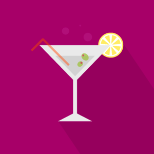 Cocktail drink recipe. Free illustration for personal and commercial use.