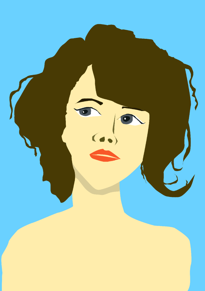 Face skin female. Free illustration for personal and commercial use.
