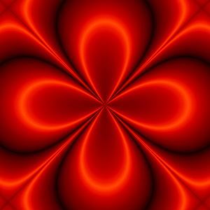 Geometric pattern red