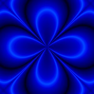 Geometric pattern blue
