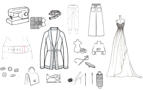 Accessories fabric Free illustrations. Free illustration for personal and commercial use.