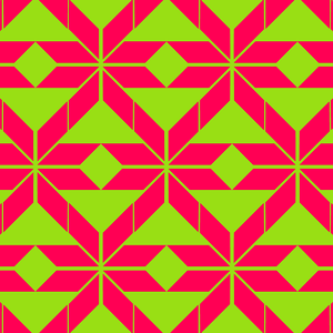 Aztec green pink. Free illustration for personal and commercial use.