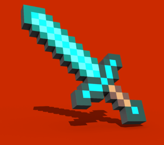 Minecraft sword Free illustrations. Free illustration for personal and commercial use.