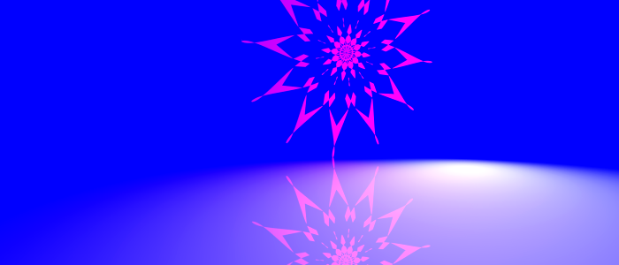 Blue winter star. Free illustration for personal and commercial use.
