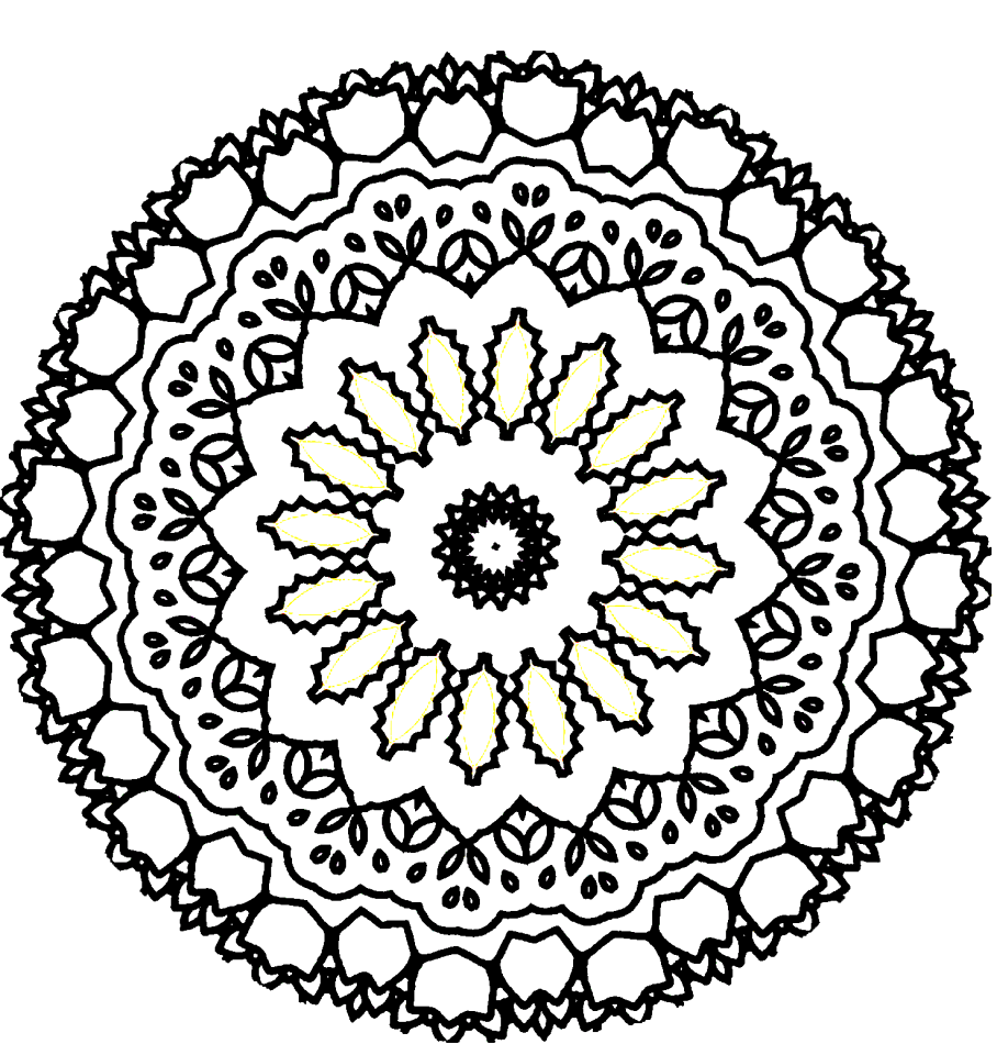 Arts gray mandala Free illustrations. Free illustration for personal and commercial use.