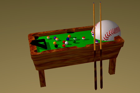 Scene equipment sports balls. Free illustration for personal and commercial use.