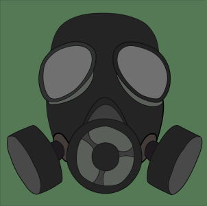 Gas mask apocalypse stalker mask illustration graphic. Free illustration for personal and commercial use.