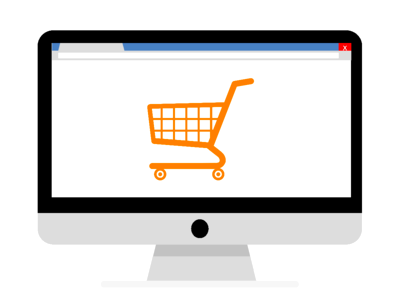 Shopping online shopping purchase. Free illustration for personal and commercial use.