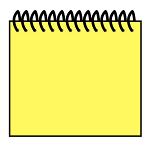 Paper stickies notes. Free illustration for personal and commercial use.