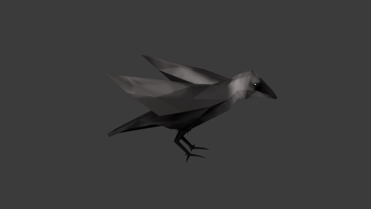 Bird black nature. Free illustration for personal and commercial use.