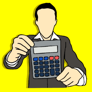 Tax numbers business. Free illustration for personal and commercial use.