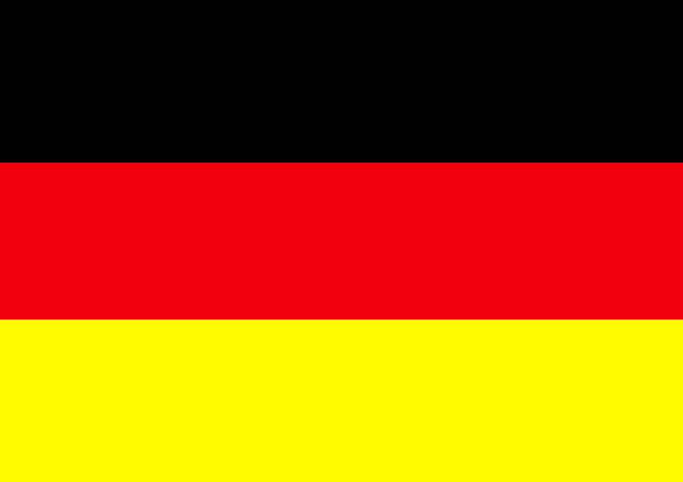 Black red gold flag germany regions | Creazilla