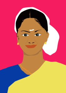 Tamil nadu asian. Free illustration for personal and commercial use.