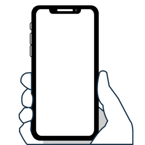 Flat design smartphone design. Free illustration for personal and commercial use.