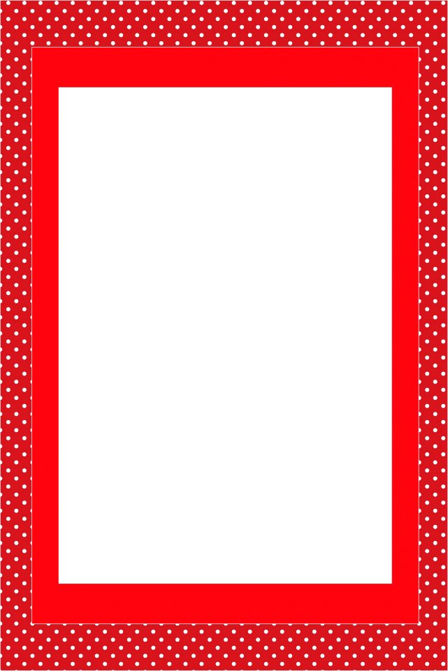 Red Invitation Card Frame. Free illustration for personal and commercial use.