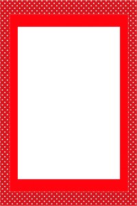 Red Invitation Card Frame. Free illustration for personal and commercial use.
