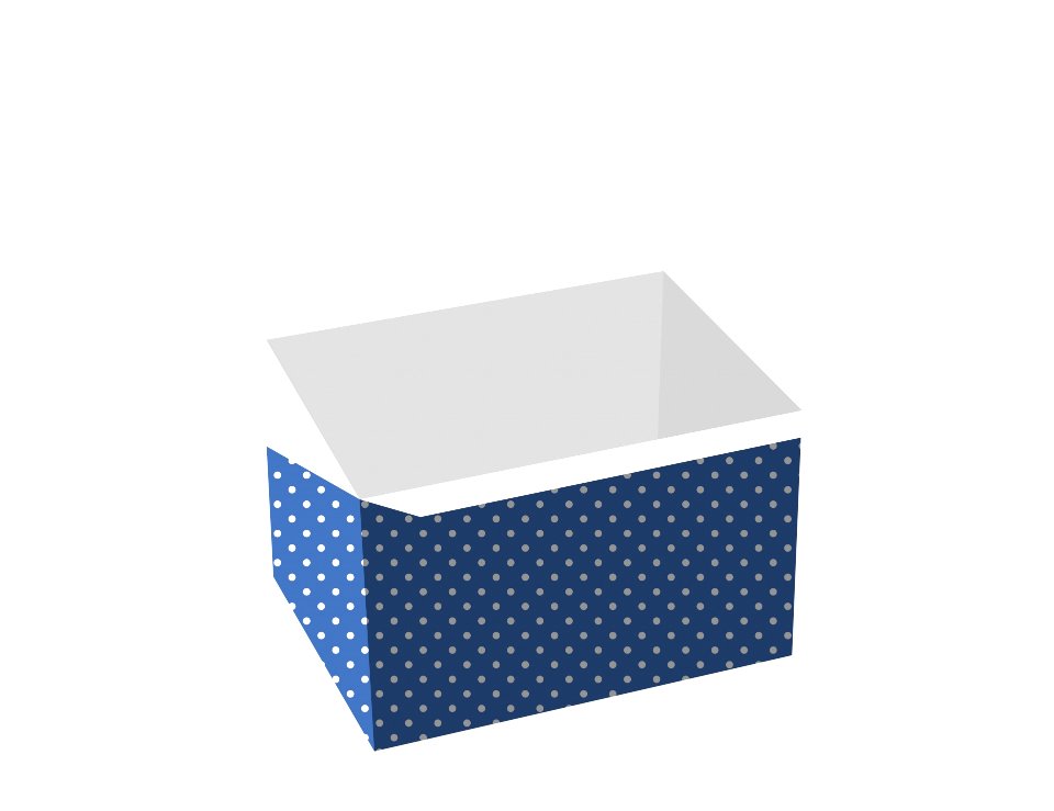 White Cardboard Packaging Box. Free illustration for personal and commercial use.