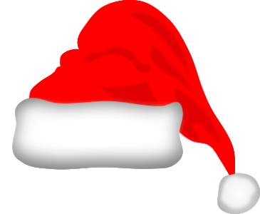 Illustration Of A Red Santa Hat. Free illustration for personal and commercial use.