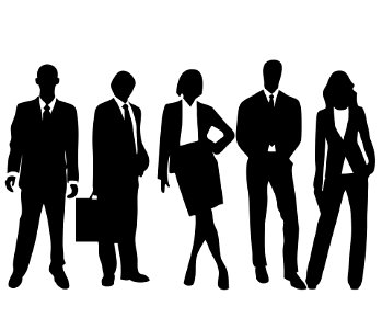 Business People Group. Free illustration for personal and commercial use.