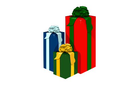 illustration of colorful gift box. Free illustration for personal and commercial use.