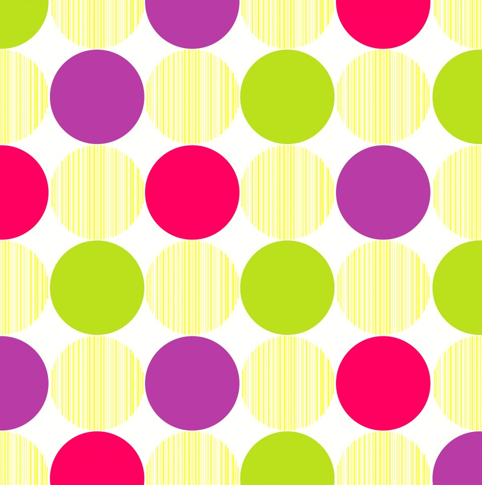 Polka Dots Colorful Background. Free illustration for personal and commercial use.