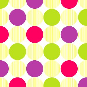 Polka Dots Colorful Background. Free illustration for personal and commercial use.