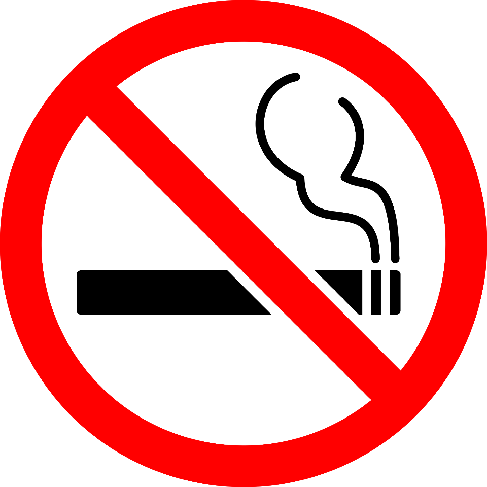 Illustration Of A No Smoking Symbol. Free illustration for personal and commercial use.