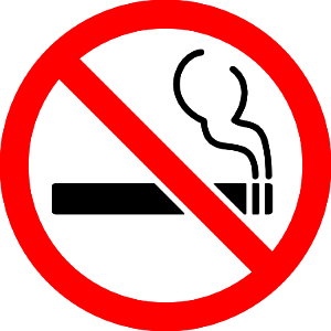 Illustration Of A No Smoking Symbol. Free illustration for personal and commercial use.