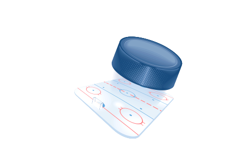 Ice hockey icon. Free illustration for personal and commercial use.