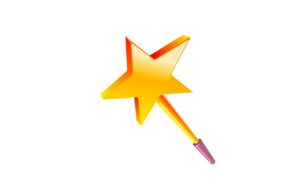 Magic Wand. Free illustration for personal and commercial use.