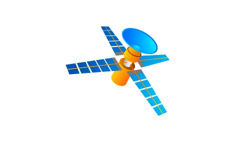 Satellite Icon. Free illustration for personal and commercial use.