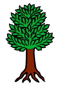 Stylized vector tree. Free illustration for personal and commercial use.