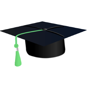 Illustration Of A Graduation Cap. Free illustration for personal and commercial use.