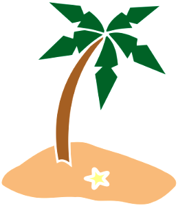 Illustration Of A Palm Tree. Free illustration for personal and commercial use.
