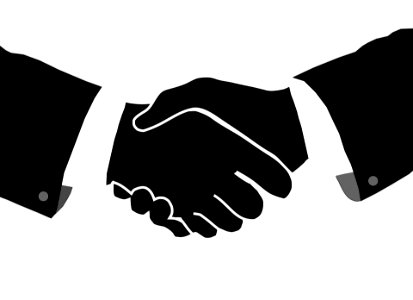 Handshake. Free illustration for personal and commercial use.