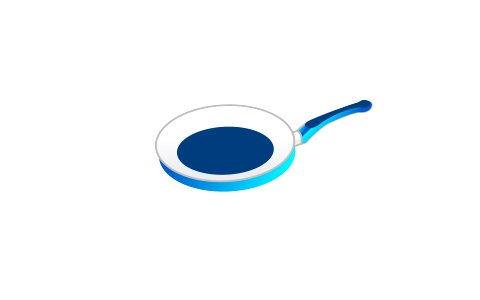 icon frying pan. Free illustration for personal and commercial use.